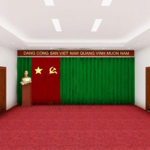 Phông màn hội trường MHT01 Phông màn hội trường MHT01
