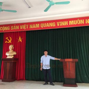Phông màn hội trường MHT01 Phông màn hội trường MHT01