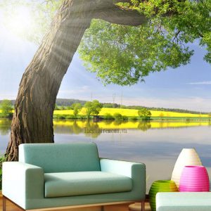 Mành cuốn in tranh phong cảnh giá rẻ tại Bình Thạnh Mành cuốn in tranh phong cảnh giá rẻ tại Bình Thạnh