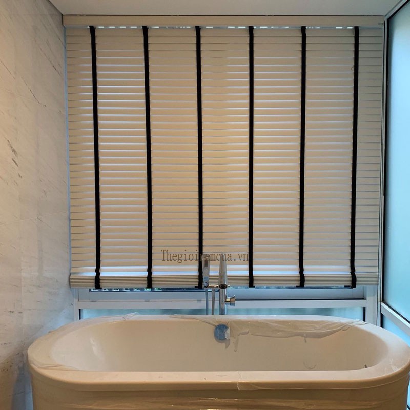 Rèm nhựa giả gỗ chống nước chống ẩm nhà tắm - Thế Giới Rèm Cửa