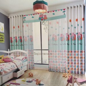 Màn cửa trẻ con hình 3D họa tiết gấu Brown đáng yêu Màn cửa trẻ con hình 3D họa tiết gấu Brown đáng yêu