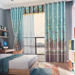 Màn cửa trẻ con hình 3D họa tiết gấu Brown đáng yêu Màn cửa trẻ con hình 3D họa tiết gấu Brown đáng yêu