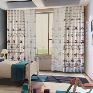 Màn cửa trẻ con hình 3D họa tiết gấu Brown đáng yêu Màn cửa trẻ con hình 3D họa tiết gấu Brown đáng yêu