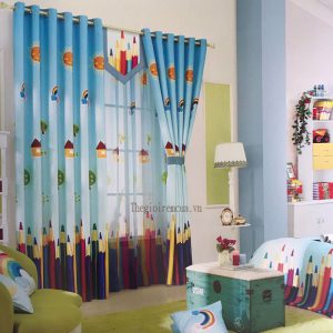 Màn cửa trẻ con hình 3D họa tiết gấu Brown đáng yêu Màn cửa trẻ con hình 3D họa tiết gấu Brown đáng yêu