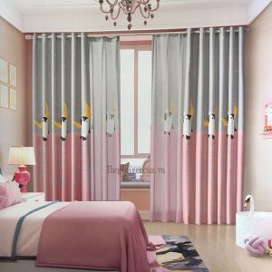 Màn cửa trẻ con hình 3D họa tiết gấu Brown đáng yêu Màn cửa trẻ con hình 3D họa tiết gấu Brown đáng yêu