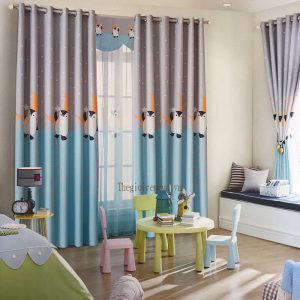 Màn cửa trẻ con hình 3D họa tiết gấu Brown đáng yêu Màn cửa trẻ con hình 3D họa tiết gấu Brown đáng yêu
