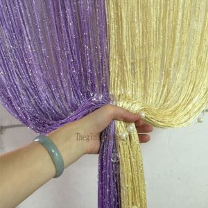 Rèm kim tuyến che spa tạo không gian sang trọng Rèm kim tuyến che spa tạo không gian sang trọng