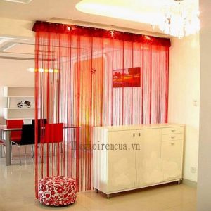 Rèm sợi ngăn phòng khách và bếp sang trọng Rèm sợi ngăn phòng khách và bếp sang trọng