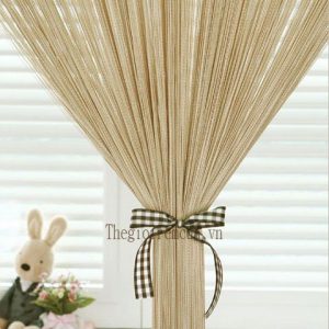 Rèm sợi ngăn phòng khách và bếp sang trọng Rèm sợi ngăn phòng khách và bếp sang trọng