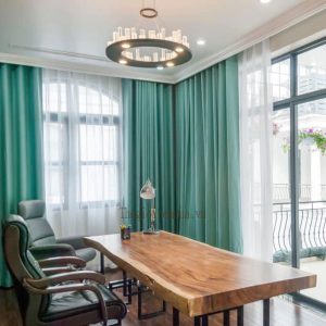 Mành cửa cao cấp phòng ngủ đơn giản ấm cúng Mành cửa cao cấp phòng ngủ đơn giản ấm cúng