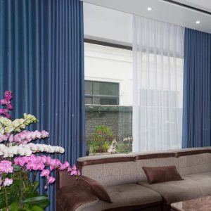 Mành cửa cao cấp phòng ngủ đơn giản ấm cúng Mành cửa cao cấp phòng ngủ đơn giản ấm cúng