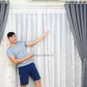 Mành cửa cao cấp phòng ngủ đơn giản ấm cúng