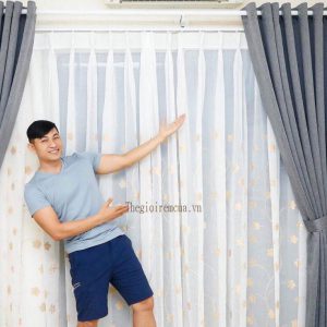 Mành cửa cao cấp phòng ngủ đơn giản ấm cúng Mành cửa cao cấp phòng ngủ đơn giản ấm cúng