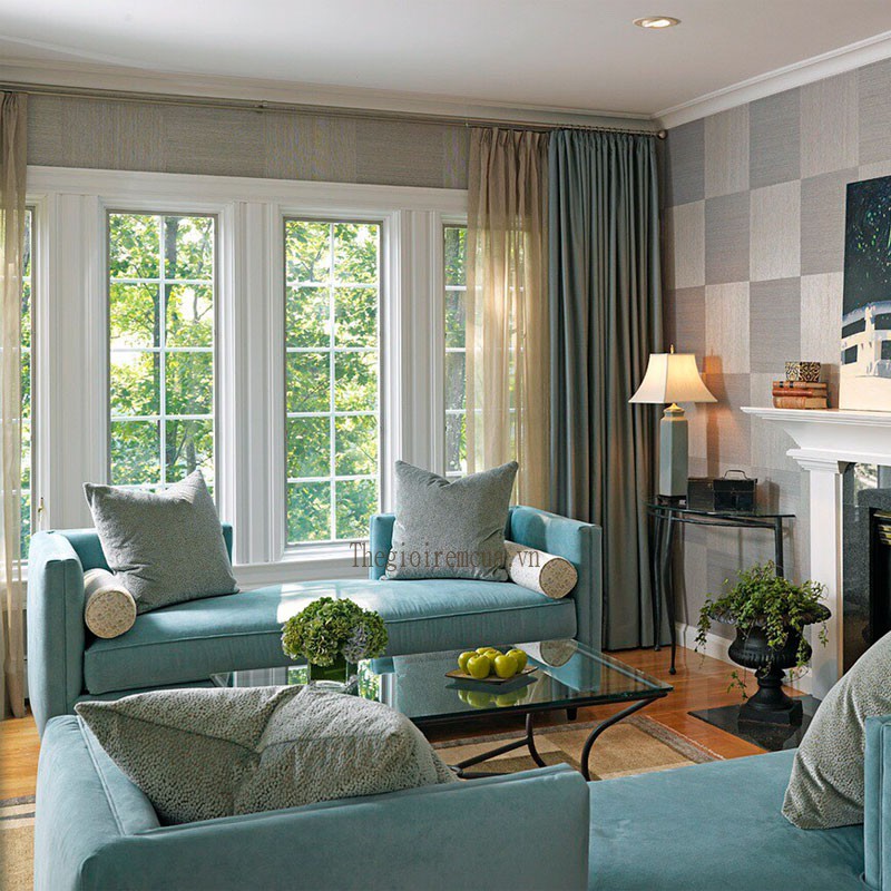 Với rèm cửa sổ phòng khách cao cấp, căn phòng của bạn sẽ trở nên đẳng cấp hơn bao giờ hết. Từng chi tiết được chăm chút và thiết kế độc đáo, sự lựa chọn hoàn hảo cho không gian phòng khách sang trọng của bạn!