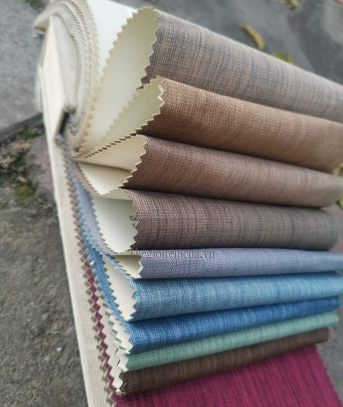 rèm vải tráng cao su non