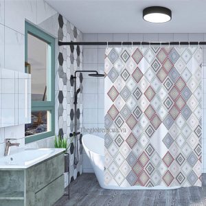 Rèm phòng tắm Hàn Quốc PTH054