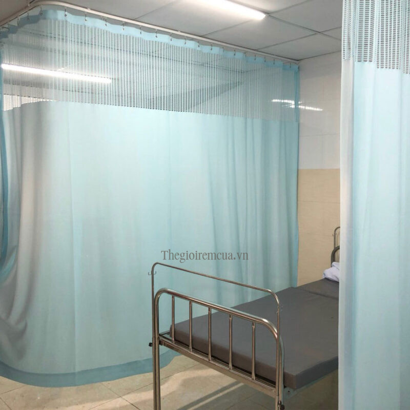 Rèm che giường bệnh nhân phòng y tế giá rẻ - Thế Giới Rèm Cửa