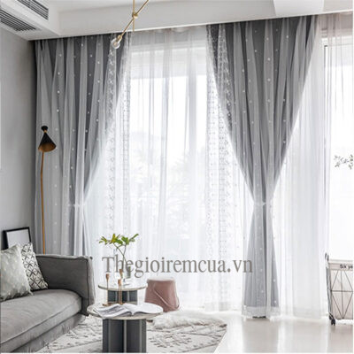 Rèm cửa căn hộ 2 lớp chống nắng giá tốt