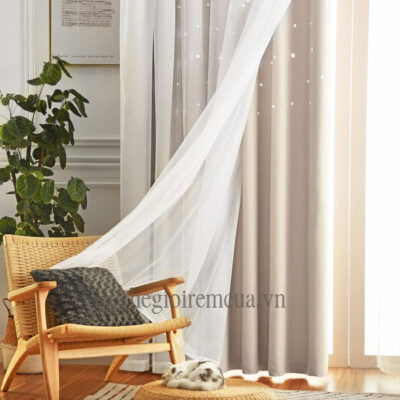 Rèm cửa 2 lớp phòng ngủ chống nắng nóng Rèm cửa 2 lớp phòng ngủ chống nắng nóng