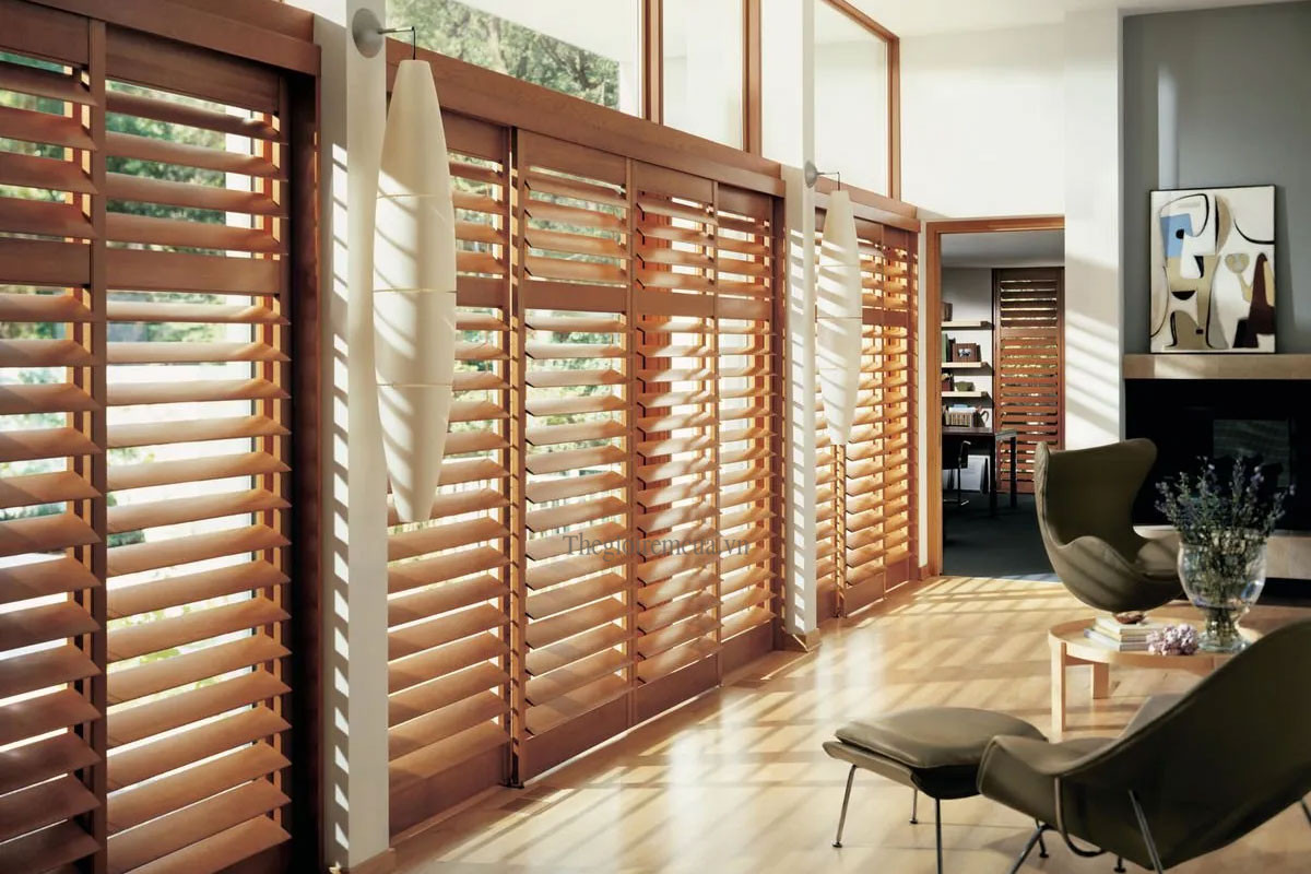 Rèm gỗ cho chung cư Rèm gỗ cho chung cư