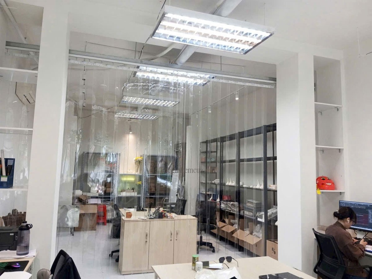 mẫu rèm nhựa PVC