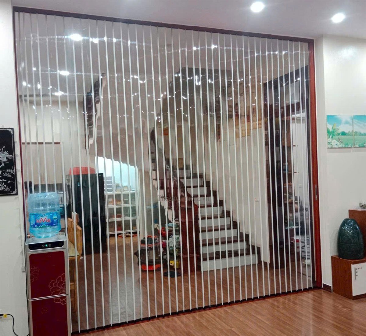 Lắp đặt rèm nhựa ngăn lạnh điều hòa