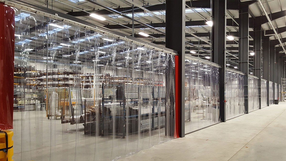 Rèm Nhựa PVC Ngăn Lạnh Nhà Xưởng