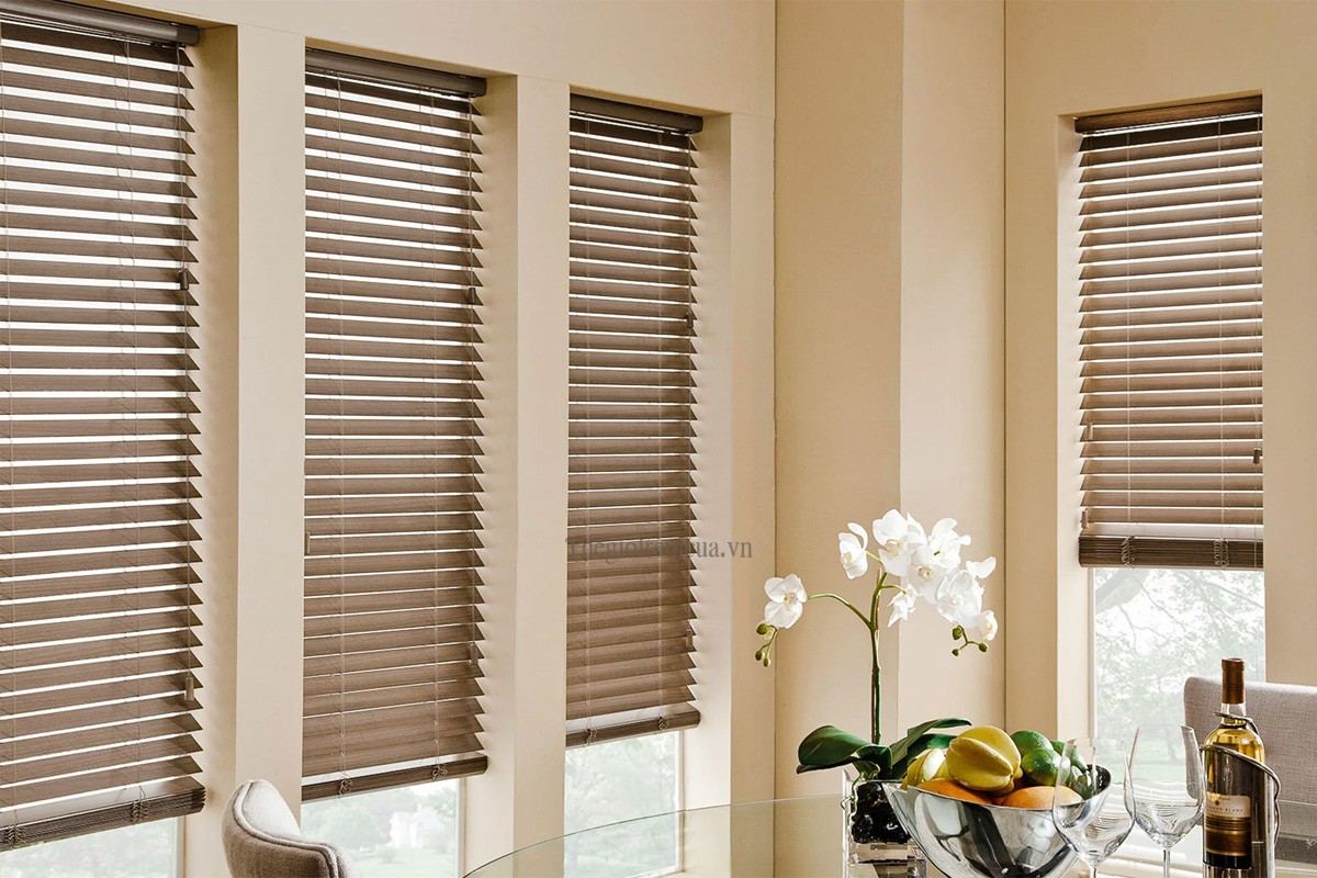 Báo giá rèm sáo gỗ