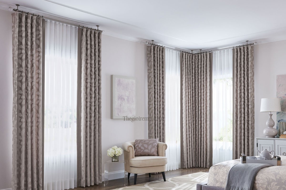 rèm vải 2 lớp chống nắng phòng ngủ rèm vải 2 lớp chống nắng phòng ngủ